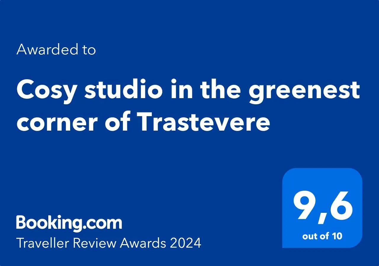 Cosy Studio In The Greenest Corner Of Trastevere Rome Italy