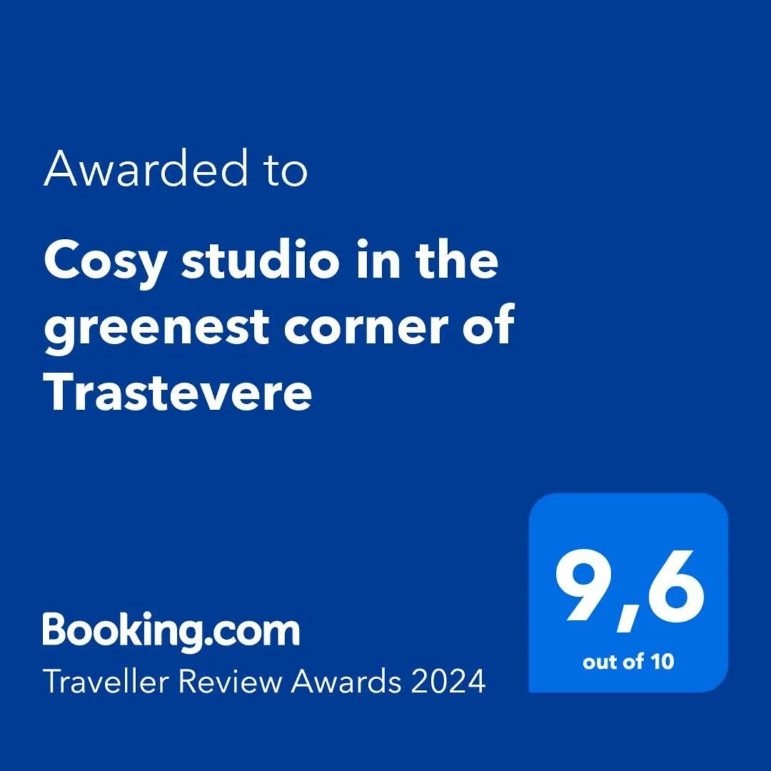 Cosy Studio In The Greenest Corner Of Trastevere Rome